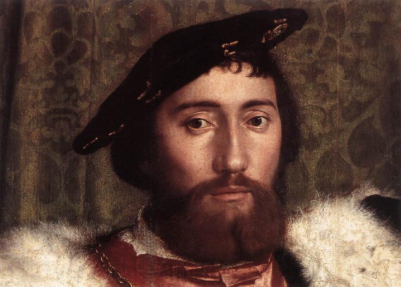 HOLBEIN, Hans the Younger The Ambassadors (detail) g Norge oil painting art